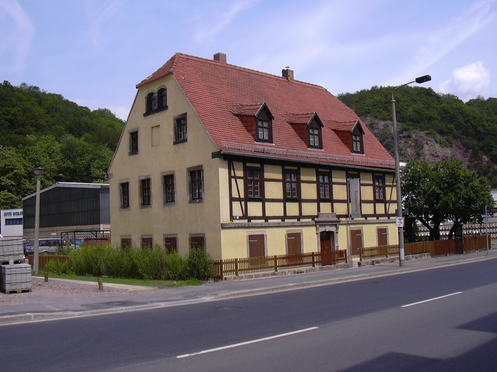 Foto vom Einnehmerhaus Dresdner Straße 2 in Freital, Foto: WGF